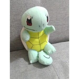 Vtg Squirtle Pokemon 6" Plush Stuffed Animal (su1)